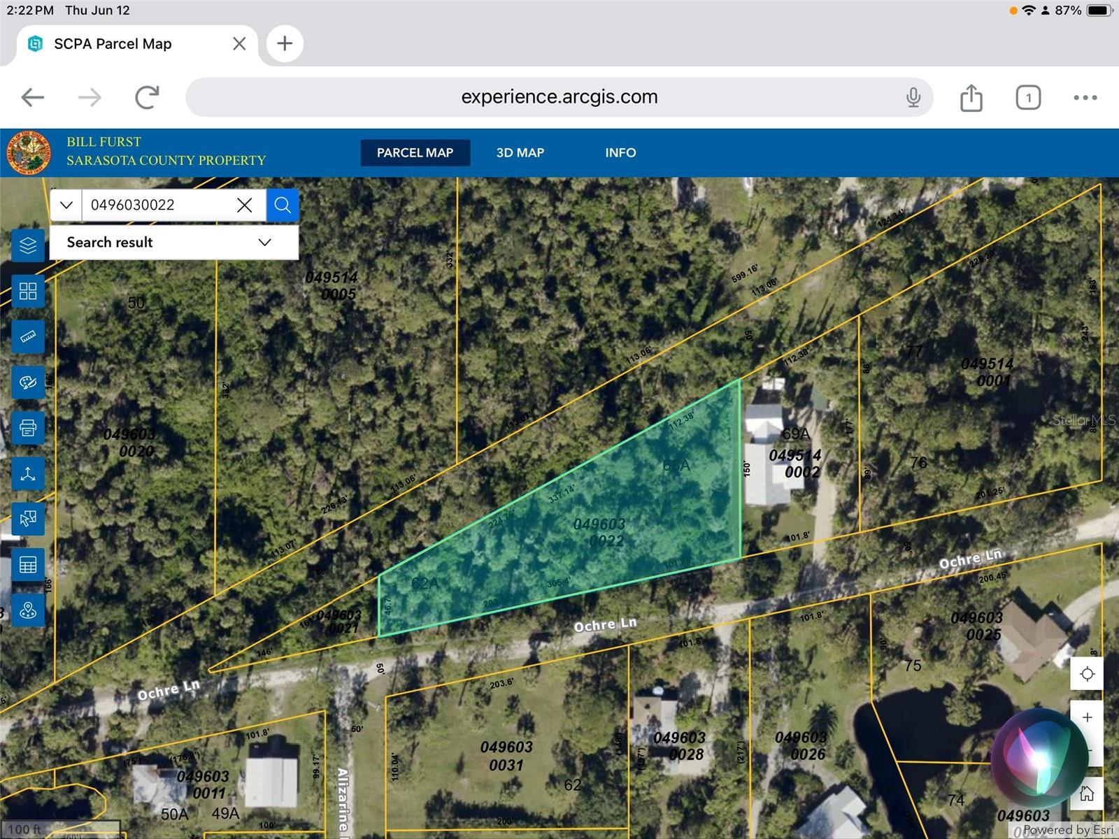 Lovely buildable lots in a serene and secluded portion of NW Englewood. There are two lots under one parcel ID. The shell road entering into the property exudes the privacy and tropical nature of these two parcels. A survey is available and the Englewood Water district assessment has been partially paid. There is a balance of $3345.12 due upon building lot improvement, and $2853.00 has been paid so far. You can become one of the few fortunate individuals to own and build in Artist Acres. Madder La is no longer used and is a 50' easement. Ochre La is a shell road to the property.
