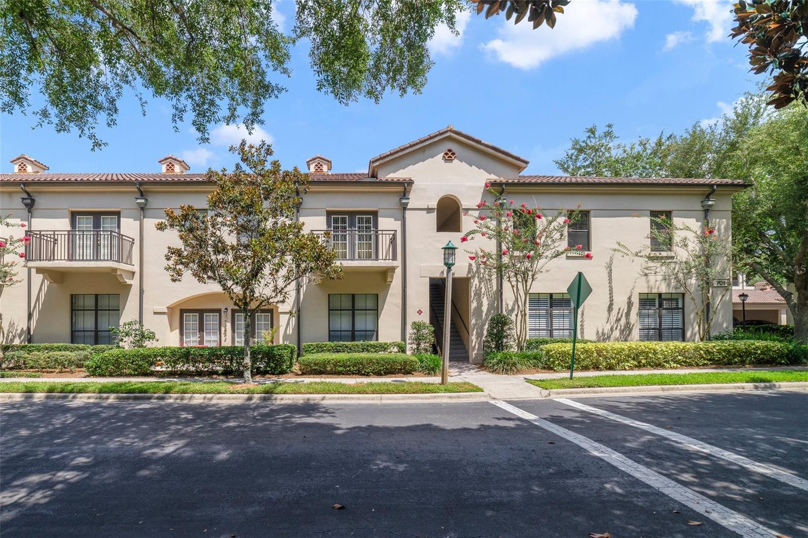 Come and see this amazing corner condo unit in the Terraces of Celebration. This condo is located on the second floor and has a private balcony with an amazing view of Conservation, perfect for your morning coffee. The 3 bedroom 2 bath condo has all tile floor, newer AC, and updated appliances. This condo is everything you have been looking for and is move in ready.