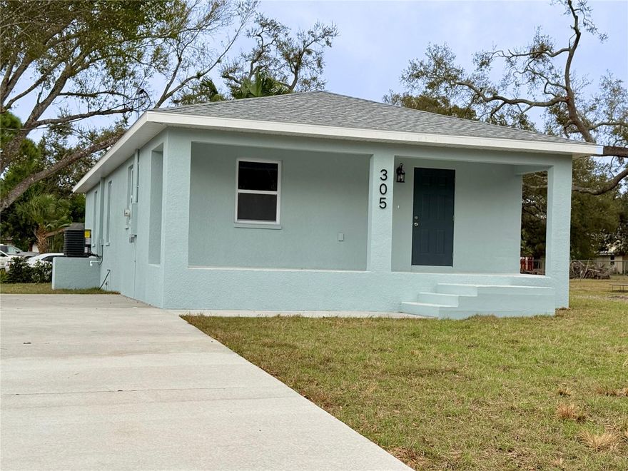 Brand New Construction — Be the First to Call It Home!
This newly built home offers 3 bedrooms, 2 bathrooms, and 1,335 sq. ft. of comfortable, well-designed living space. The open layout connects the kitchen and living room, creating an easy flow that works perfectly for everyday living and casual entertaining.

The kitchen features granite countertops, stainless steel appliances, and a center island with plenty of space for cooking and gathering. The primary bedroom includes a private bathroom with a walk-in shower, while the two additional bedrooms are ideal for guests, family, or a home office. The guest bathroom offers a tub/shower combination.

Luxury vinyl flooring runs throughout the home, and impact windows provide added security, energy efficiency, and peace of mind. You’ll also enjoy a covered front porch and a dedicated laundry room for everyday convenience.

Located just minutes from downtown Bradenton, this home is close to shopping, dining, schools, and major roads. No HOA OR CDD fees!