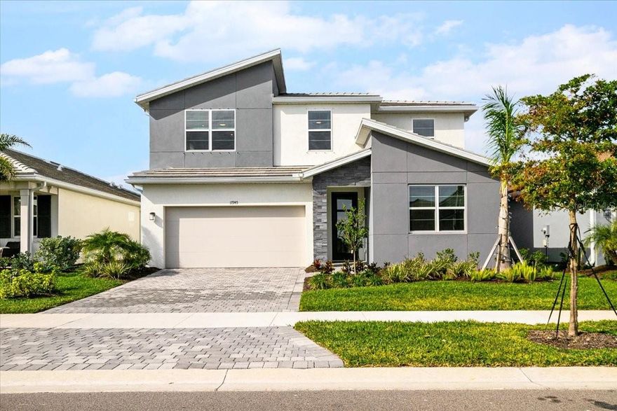 BETTER THAN NEW with PREMIUM UPGRADES in SUNSTONE at WELLEN PARK! This stunning 2023-built turnkey furnished dream home offers 5 bedrooms, 3 bathrooms, a versatile office/flex room, and a spacious loft on the second floor. With 2,810 sq/ft of living space, this open-concept floor-plan is perfect for modern living and is located on a premium preserve view lot for ultimate privacy and tranquility.
The chef’s kitchen features tall shaker-style cabinets, quartz countertops, built-in oven and microwave, stylish backsplash, cooktop with range hood, walk-in pantry, and a large island with tiled side wall. The great room and dining area flow seamlessly outdoors to the extended, screened lanai—ideal for entertaining with peaceful preserve views. 

UPGRADES INCLUDE:  HURRICANE - IMPACT WINDOWS AND FRONT DOOR, EXTENDED SCREENED LANAI, EPOXY FINISHED GARAGE FLOOR WITH STORAGE RACKS, RECESSED LIGHTS ON SOCIAL AREAS, ALL STAIRS  + WHOLE SECOND FLOOR CARPET REPLACED WITH LUXURY VINYL FLOORING,TESLA ELECTRIC CHARGER INSTALLED AND BLINDS ADDED THRU-OUT THE HOSUE. Bathrooms are elegantly finished with tile to the ceiling, and the primary suite offers a spacious bedroom, dual-sink vanity, walk-in shower, organized walk-in closet, and private toilet. The downstairs bedroom ensures privacy with its own walk-in closet, conveniently located on the 1st floor—perfect for in-laws or guests.  Sunstone at Wellen Park offers resort-style amenities: zero-entry pool with lap lanes & hot tub, clubhouse with fitness center & studio, pickleball courts, playground, paw park, grilling areas, fire pit, and a full-time Lifestyle Director with year-round activities. A second amenity center at Sunstone Lakeside will also be available to all homeowners. HOA fee covers lawn care, mulch, seasonal plantings, resort-style amenities, basic cable. House comes with all furniture + (2) 86” wall installed TV’S.

Wellen Park also offers A-rated schools including Prodigy Early Learning, Primrose School, College Preparatory Academy at Wellen Park, and the State College of Florida. A new Sarasota County High School within the Master plan of Wellen Park expected to open 2026 school year, with plans to add a future K–8 school to the campus. From this neighborhood you can bike or golf to Downtown Wellen Park.
Located in one of the top-ranked master-planned communities in the U.S.. The House  its just 5 minutes from Downtown Wellen Park with restaurants, shops, trails, live music, water activities, and only 12 miles to the famous Gulf beaches, Venice Island  and Manasota key beach.

Gorgeous unique model in this Community you dont want to miss!!!