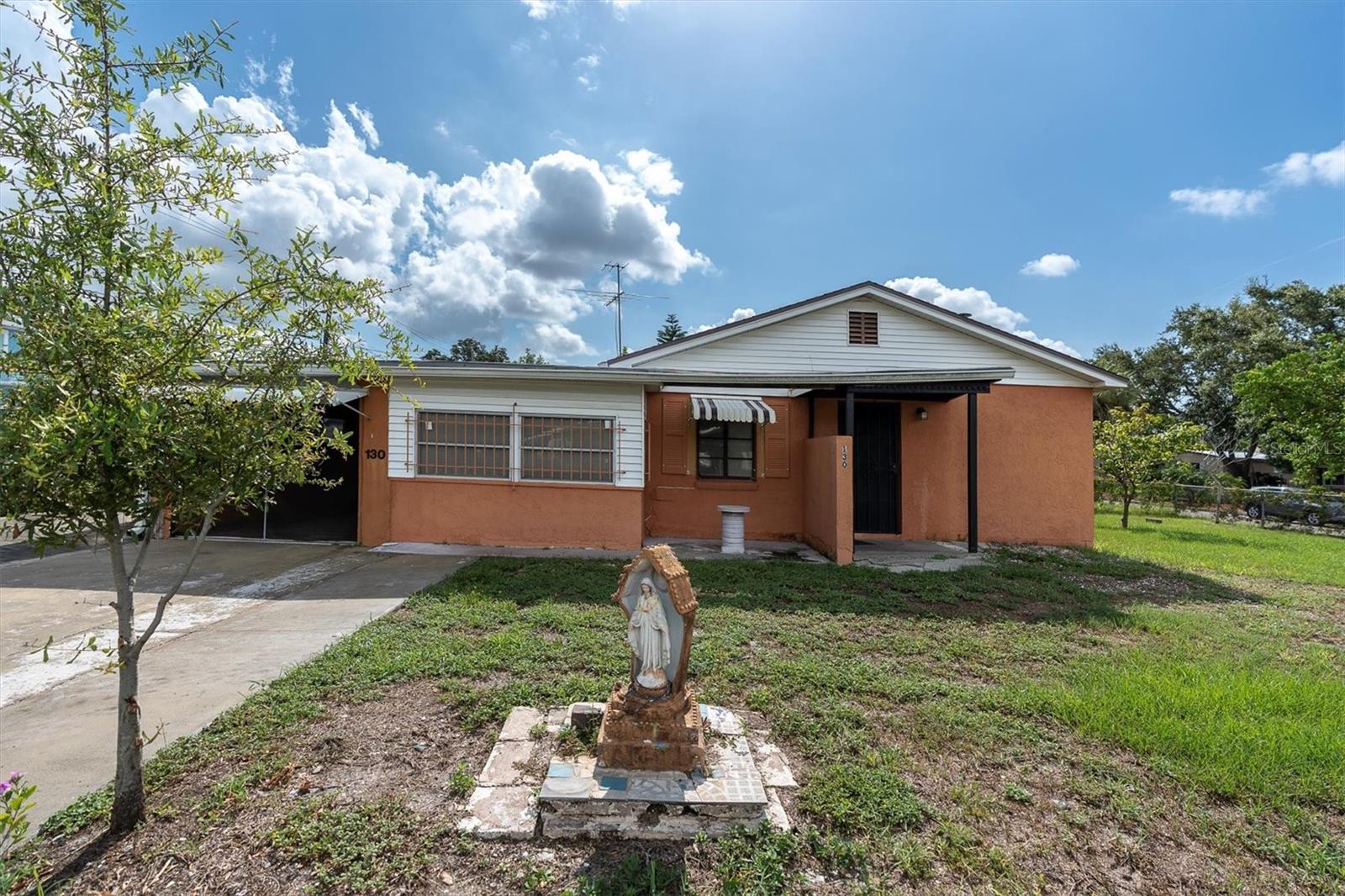 Welcome to this 2-bedroom, 1-bath home located in the highly desirable Pasadena Estates neighborhood of St. Petersburg! Nestled on a corner lot along the beautiful brick streets just off Central Avenue, this property offers a rare opportunity to enjoy the best of both worlds—coastal relaxation and city convenience.
Just a 5-minute drive west takes you to the sandy shores of St. Pete Beach and Treasure Island, while a 10-minute drive east brings you to the vibrant heart of Downtown St. Pete. You’re also only 5 minutes from Tyrone Square, offering a full range of dining, shopping, and recreational options.
Love local? You’re steps from community favorites like Earth Origins Market for organic groceries, Craft Kafe for fresh-roasted coffee and gluten-free fare, and Paulo’s Pizza, a beloved hidden gem known for authentic pizza and subs.
This home sits on a generous corner lot with plenty of room for improvement, whether you’re looking to renovate, expand, or start fresh. Best of all, the property sustained no damage during the 2024 storms, providing peace of mind for future plans.
Whether you're an investor or local developer, first-time buyer, or looking for your next project in a prime location—this is your chance to create something special in a centrally located and charming St. Pete neighborhood!