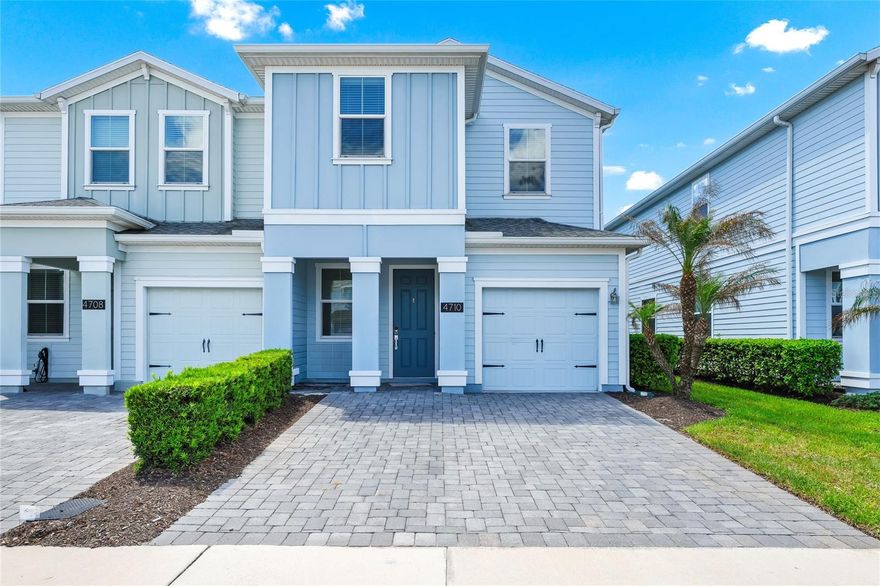 This Beautiful move in ready two-story townhouse is located in the desirable gated community of Reflections at Storey Lake, includes 3 bedrooms, 2.5 bathrooms with a 1 car garage. This Lennar open floor plan is built with Energy-saving features and Smart Home features such as ring doorbell, smart thermostat and Alexa Features that allows you to remotely adjust the lighting, thermostat, and doorbell from your phone. The first floor has an open floor plan perfect for entertainment, the kitchen overlooks the spacious great room and dining area; the open concept kitchen has ample countertop space, quartz countertops, 42" cabinets, stainless steel appliances and tile throughout the first floor. As you go upstairs you will find NEW UPGRADED CARPET in the entire second floor, a spacious master suite with vaulted ceiling, a large walk-in closet and a master bathroom with double sinks and shower. Two additional bedrooms with a full bathroom with shower tub & the laundry/utility closet. The Reflections gated community counts with great amenities such as play ground, dog park and a Club House with a swimming pool, gym, and game room. Basic Internet, Cable, Valet trash, home phone, lawn maintenance, roof and building exterior is included with the HOA. The Master Planned Community of Storey Lake includes amazing amenities like a Tiki Bar/Grille, Canoe/Kayak Rental, Lazy River, Fitness Center, Miniature Golf, Quiet Pool, Splash Pad, Double Slides, Volleyball Court & Sports Court, that for an additional $100 / month you can purchase a pass to the Hideaway Club, a resort clubhouse that accommodates residents of the Storey Lake community. The Storey Lake Community is located where Central Florida's major attractions are just minutes away and conveniently located near restaurants, retail stores, shopping outlet, 15 miles to Orlando International Airport and 4.5 miles to Walt Disney World, Disney Springs and minutes away from Universal Studios and SeaWorld. (SHORT TERM RENTAL NOT ALLOWED)