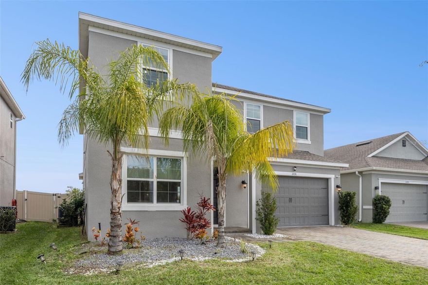 I could say "Welcome Home", but that doesn't come close to what this beautiful 4/3.5/2 home has in store! You would swear you are walking into a new build! The layout is amazing and has so many bonuses! The kitchen has all stainless steel appliances with granite countertops. The oversized isle is perfect for all your friends and friends to sit around while cooking or baking the most amazing Christmas or get together meals! Just as amazing are all the great times and memories you will make. You can just see all the pictures of the memorable times hanging on the walls that will just make this house the perfect home! The minute you walk in you can already see where all the holiday decorations will be. You just can't help yourself! As you walk upstairs you will be stunned by the amazing floors and the spacious bedrooms. They are the perfect size for a bedroom, office or anything your heart desires. If outside is your thing, step outside to the perfect fenced in yard that provides you privacy and is the perfect area to rest, play outside games or anything you can imagine. Want to step out, this place provides the closeness to highways that can take you to Lake Nona where you can visit all the amazing restaurants and dining! And to top it off the HOA fee is smaller than most you'll find. I'll warn you though, when you drive up to see this place, you'll be wishing you had your U-haul with you! Sound too good to be true, come check it out for yourself! I dare you!