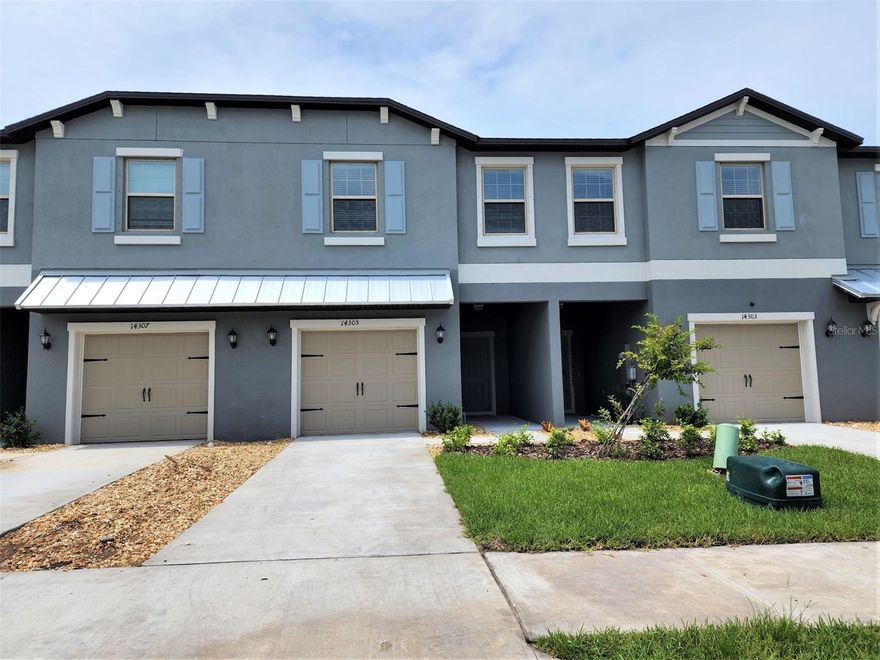 Welcome home to this newly constructed townhouse in the Belmont Townhomes community. This townhouse offers 3 bedrooms, 2.5 baths and an attached one-car garage. The layout of the home offers a great open floor plan with tons of natural sunlight. Kitchen with stainless steel appliances, granite counter tops and plenty of cabinet space. Upstairs you have a loft, 3 spacious bedrooms and the laundry closet (washer and dryer included)! This gated community features a beautiful outdoor pool, playground, tennis courts and walking distance to Publix and restaurants through the community pedestrian gate. This home is move-in ready, so don't hesitate to schedule your showing today!