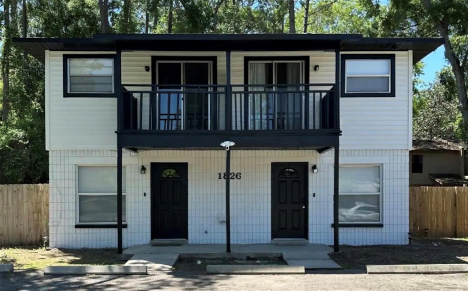 INVESTOR ALERT! NEW ROOF June 2025! This is 2 units (A and B). Each unit is 2 bedrooms 1.5 bathrooms. High income producing short term rental with bookings for the next 2-3 months. Buyer can keep the reservations or seller will cancel so buyer can move in or secure other tenants. This charming duplex in Gainesville, FL is a fantastic investment opportunity! This property features vaulted ceilings, tile flooring, and updated kitchen appliances. Each unit includes a private backyard and ample storage space. Conveniently located near shopping, dining, and entertainment options! Each master bedroom has a balcony/porch facing the front of the house with a privacy wall between each unit. Each unit has a storage shed and washer/dryer hookups. This property backs into an undeveloped lot and has a fenced backyard for privacy. Property has tile and laminate flooring in main living areas for easy maintenance. Roof was replaced in 2025, both units have been recently painted and bathroom in Unit B has been redone with new fixtures. Both units almost 100% booked. For showings - no less than 7 days notice. and no showings Friday to Sunday due to existing reservations. Financing is CASH or DSCR. For offer to be responded to the buyer must see property and provide proof of funds or pre-approval.