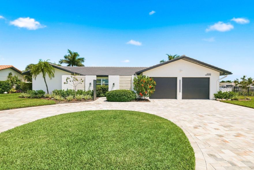 Exceptional waterfront pool home in the highly desirable Venetian Isles in St Petersburg, offering deep water and unobstructed access to Tampa Bay. Situated on a corner lot, this fully remodeled 5-bedroom, 3-bath residence combines luxury finishes with extensive updates. Boating enthusiasts will appreciate the 2023 seawall, renovated dock, and added floating jet ski platform with the ability to accommodate a variety of vessels. Major updates include a new tile roof and flat roof (2025), new HVAC systems (2025), updated plumbing, hurricane-impact windows, sliders, doors, and garage door, updated electrical throughout, blown-in attic insulation, new water heater, and raised AC units on hurricane-rated pads. The redesigned open floor plan offers a seamless flow and abundant natural light. Interior upgrades include luxury vinyl flooring throughout, all new drywall and paint, designer lighting, updated hardware, smart locks, custom window treatments, new interior doors and trim, and multiple accent walls. The chef’s kitchen features quartz countertops, custom cabinetry, premium appliances, oversized island, stylish backsplash, additional bar area, and a butler’s pantry with added prep and storage space. A dry bar with beverage refrigerator and a water filtration system enhances the entertaining space. The spacious primary suite was expanded to include an additional closet, custom walk-in closet with laundry, and a fully remodeled spa-inspired bathroom with upgraded tile, vanity, fixtures, and shower. The Jack-and-Jill bath and pool bath have also been completely remodeled, with the pool bath widened and featuring its own stackable washer and dryer. Outdoor living is designed for year-round enjoyment with a screened sunroom featuring wood plank ceilings, updated screens and doors, ceiling fans, and a breakfast bar pass-through window to the kitchen. The fully resurfaced pool includes new tile, lighting, plumbing, drains, and updated equipment. Additional exterior improvements include a new paver circular driveway and walkway, updated landscaping, irrigation and sprinklers, gutters and fascia, outdoor shower and drinking fountain, aluminum fencing, stained wood garden fencing, exterior lighting, and freshly painted exterior. Additional highlights include resurfaced garage flooring, added garage storage, utility sink, and upgraded lighting and outlets. Conveniently located just minutes from Downtown St. Petersburg, waterfront parks, dining, shopping, and entertainment. Schedule your tour today!