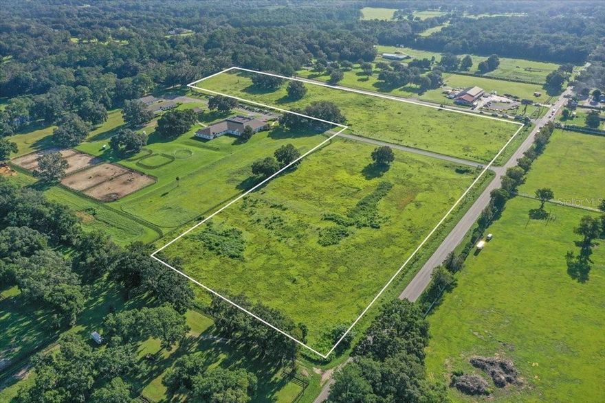 A great multi-use land opportunity on Millionaires Row. Just 5 miles from the World Equestrian Center, 4.5 Miles to Golden Ocala and 2.4 miles to I-75. Zoned for Residential, Agricultural, and Commercial use, this unique property presents numerous opportunities. This parcel occupies two corners of the four-way stop at HWY 326 and HWY 225A.