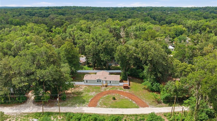 NO HOA! 2023 ROOF! ALMOST .50 ACRE FENCED LOT. NEW WELL BEING INSTALLED! NEW 200 AMP ELEC SERVICE & POWER POLE. NEW KITCHEN APPLIANCES. TRIPLE WIDE W/RETIRED TITLES! RETRO FIT COMPLETE 4/2026! Completely remodeled from LVP floor to fresh interior paint & new landscaping. This home is move-in ready and located in desirable SE Ocala near the Florida Horse Park & Marjorie Harris Carr Cross Florida Greenway Trails! The property features two separate living areas, spacious bedrooms & a kitchen with updated countertops & finishes. With plenty of indoor and outdoor space, this home offers comfort, functionality, and modern updates throughout. Be sure to add this property to your must-see list! NO FHA- ASK ABOUT OWNER FINANCING & PRIVATE MONEY OPTIONS.