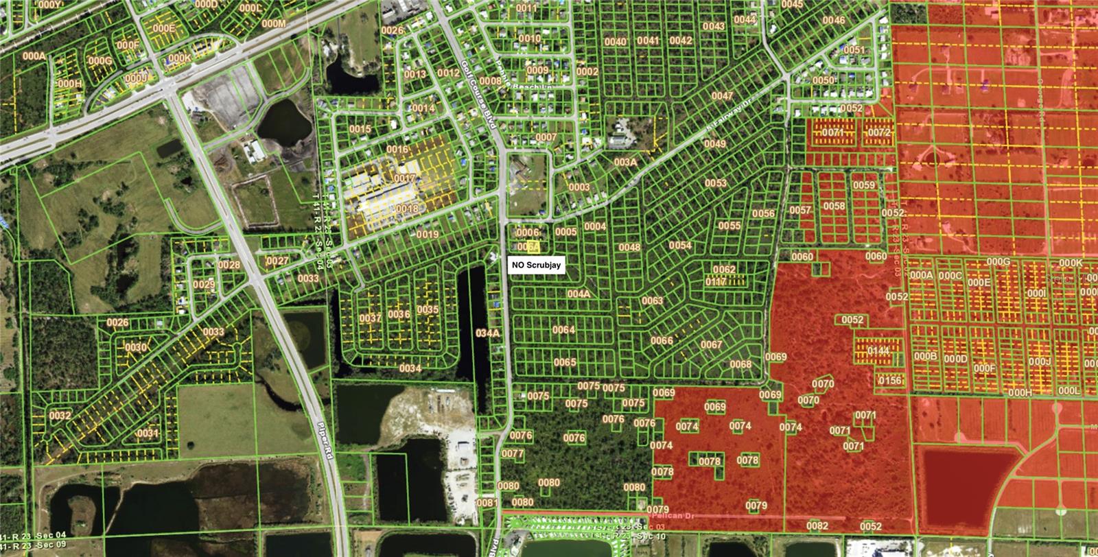 TEE & GRN ESTATES 1ST ADD - Land