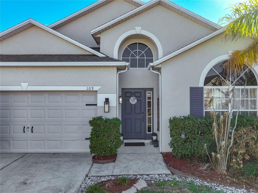 Welcome to this beautiful 4 bedroom, 2 bath home located in the Celery Key community in Sanford. With a low quarterly HOA fee, residents enjoy amenities such as a community pool and playground. The home is conveniently located near Historic Downtown Sanford, the St. Johns River waterfront, Orlando Sanford International Airport, SunRail, shopping, dining, and major highways. This well designed home offers a spacious split floor plan, no carpet throughout, and a layout that provides both comfort and functionality. As you enter the home, you are welcomed into a bright formal living and dining area, perfect for entertaining guests or creating an elegant gathering space. The home then flows into the centrally located kitchen, featuring updated stainless steel appliances, generous counter space, and ample cabinetry, making it ideal for both everyday living and hosting. The kitchen overlooks the large family room, providing plenty of space for relaxing, entertaining, or customizing to fit your lifestyle. The master bedroom is privately located on one side of the home and features a large walk-in closet and an en-suite bathroom with dual sinks and a relaxing garden tub. The additional bedrooms are located down a separate hallway, offering privacy and comfortable space for family, guests, or a home office. Additional features include a separate indoor laundry room for convenience and added functionality. Step outside to enjoy the fully fenced backyard, offering plenty of space for outdoor activities, pets, or gatherings. The covered patio creates the perfect spot to relax and enjoy Florida living, and additional outdoor storage provides extra convenience.
Don’t miss the opportunity to make this home yours! Schedule a showing today!