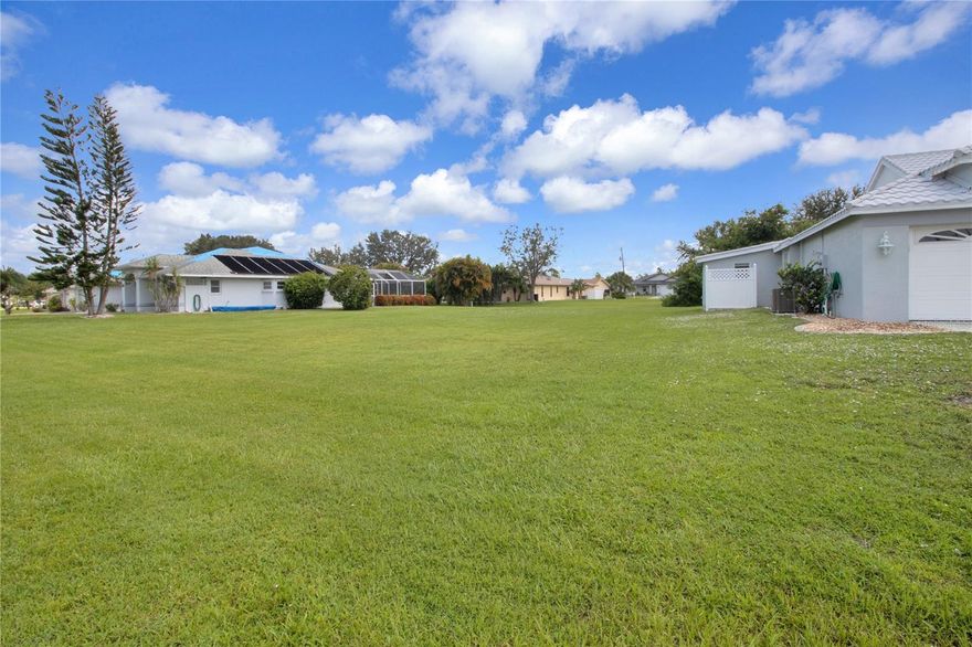 Are you looking to live in sunny SW Florida?? Here is a perfectly cleared lot ready for you to build your dream home on! This lot is located in the desirable community of Deep Creek. The lot is on a greenbelt for added privacy and is CLEARED and ready to build on! Go check this lot out!