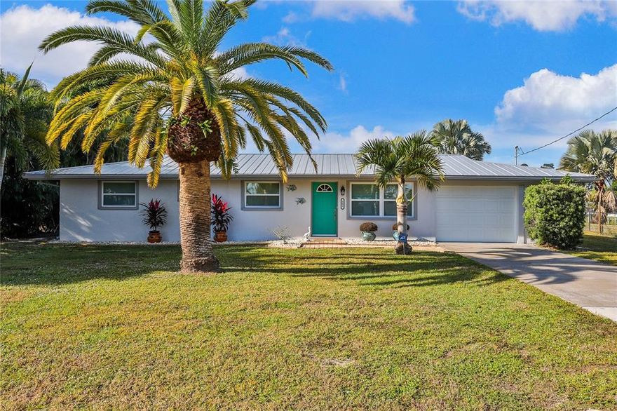 Welcome to Angelfish! This charming 3-bedroom, 2-bath home sits on a corner lot overlooking the gorgeous canal. Angelfish is just 1.5 miles from Port Charlotte Beach Park, where you can launch your kayak from or cast a line and catch some fish! Upon entering the home, you will find an open concept floor plan. The spacious living room has two plush sofas. Adjacent is a lovely sitting area with two adjoining day chairs, where you can enjoy your morning cup of coffee. Adjacent is the dining table that can accommodate up six comfortably. The kitchen has gorgeous countertops for you to prepare your family’s favorite treats! The master suite awaits! This bedroom has a king-size bed, and is the perfect spot to relax after a long day at the beach. Attached is the master bathroom that has a dual vanity and a large walk-in shower. The second bedroom has a queen-size bed and plenty of space for personal belongings. The second bathroom has an updated vanity and a gorgeous shower/tub combo. The third bedroom is perfect for the kids! There is a bunk bed with two-full size beds. The lanai is completed enclosed and is the perfect place for entertaining your family and loved ones. Through the door you have an oversize backyard that overlooks the stunning canal. Come, and make those Kodak moments with your loved ones at this stunning home. House Rule: No smoking. No burning candles inside of lodging. No parties. Furry friends welcome, max 2 pets, and require a $200 per pet non-refundable pet fee to be paid directly to the management company after the reservation is confirmed.

**Taxes and fees not included.