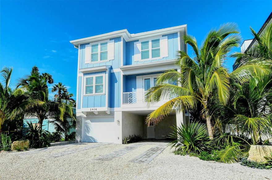 Don’t miss this rare chance to own this newer construction home on beautiful Anna Maria Island. This 7 bedroom 7 1/2 bath house is being sold fully furnished making it a breeze to move in or start renting right away. Inside you will find wonderful designer touches in every room including a gorgeous kitchen perfect for meals with the family. Every floor has multiple balconies and the roof top observation deck provides breathtaking views of the Gulf of Mexico and the intercostal waterway. You can also enjoy your time in a brand new, beautifully designed pool with a hot tub. This house is just steps from the beach or just hop on the island trolly to enjoy all the dining and shopping opportunities that Anna Maria Island has to offer. Don’t delay: schedule your showing today!