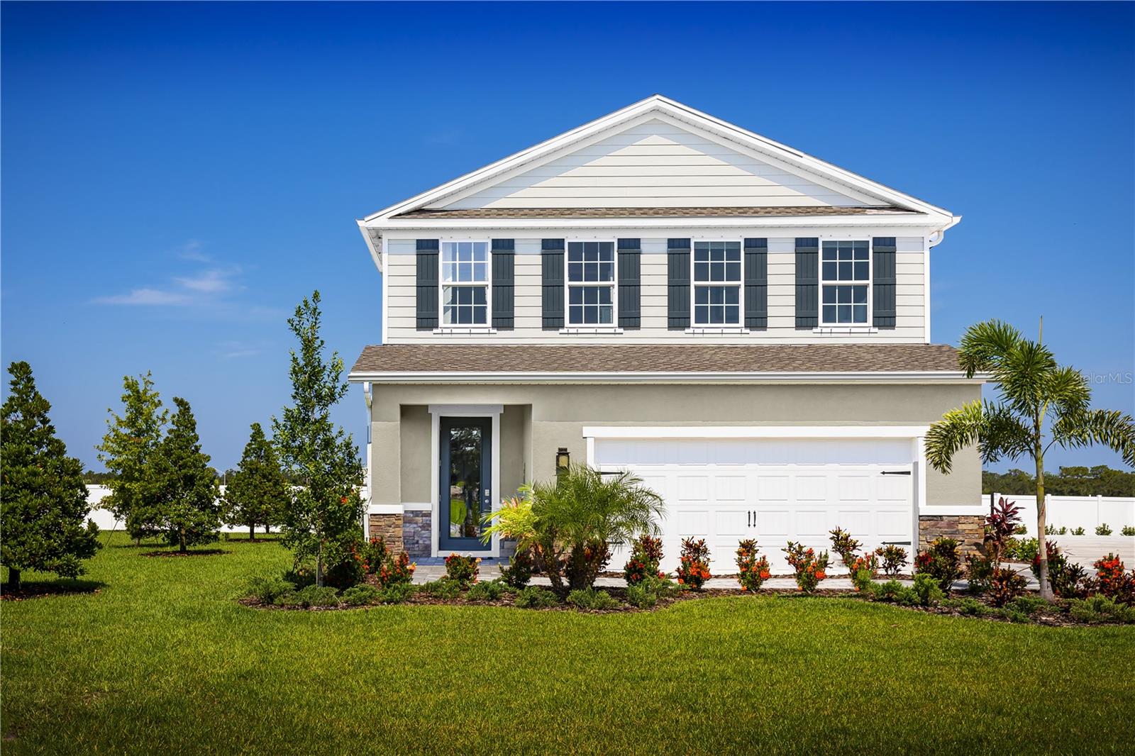 Pre-Construction. To be built. Welcome to Avalon Woods at Lakewood Ranch, single-family homes with no CDD and low fees. Your new home will be just minutes from endless options for shopping, dining, entertainment, schools, healthcare, nature, and recreation. Top-rated Manatee County schools. Parks and recreation programs including fitness, youth sports, arts and entertainment. There’s so much to do here! The Windermere single-family home is where you want to be. Step in from your 2-car garage and you'll find your large family room, where smiling faces greet you and delicious smells fill your gourmet kitchen. Share stories around the island or outside on your lanai. The 1st floor features a main-level bedroom. Upstairs, 3 bedrooms and a full bath provide privacy while a loft adds extra entertaining space. Your deluxe owner’s suite includes double vanities, a seated shower and a walk-in closet. All Ryan Homes now include WIFI-enabled garage opener and Ecobee thermostat. **Closing cost assistance is available with use of Builder’s affiliated lender**. DISCLAIMER: Prices, financing, promotion, and offers subject to change without notice. Offer valid on new sales only. See Community Sales and Marketing Representative for details. Promotions cannot be combined with any other offer. All uploaded photos are stock photos of this floor plan. Actual home may differ from photos.