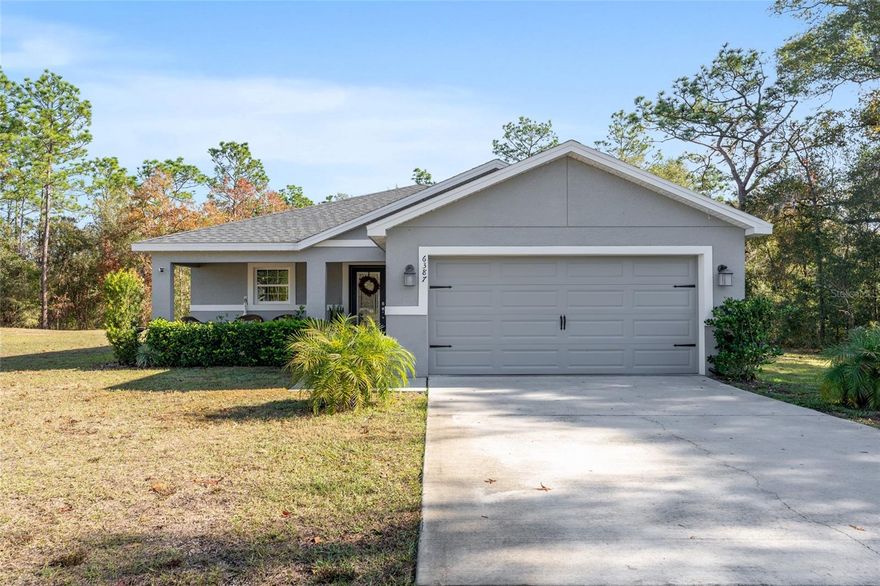 Beautiful move-in ready home located in the desirable Kingsland Country community in Ocala, built in 2021
and maintained in excellent condition. This property offers modern comfort and a peaceful lifestyle in a quiet
and well-established neighborhood. The home features a closed screen porch, perfect for relaxing and also
includes a 10x10 shed for additional storage. Sitting on a spacious 0.37-acre lot, the property offers a large
backyard with plenty of room for outdoor activities, gardening. Conveniently located near schools,
supermarkets, pharmacies, and everyday essentials, with easy access to major roads including SR-200,
making it simple and efficient. Kingsland Country offers a good atmosphere, friendly community, and close
proximity to shopping, dining, and services, making this home an ideal choice for families, professionals, or
anyone seeking comfort, convenience, and quality living in Ocala.