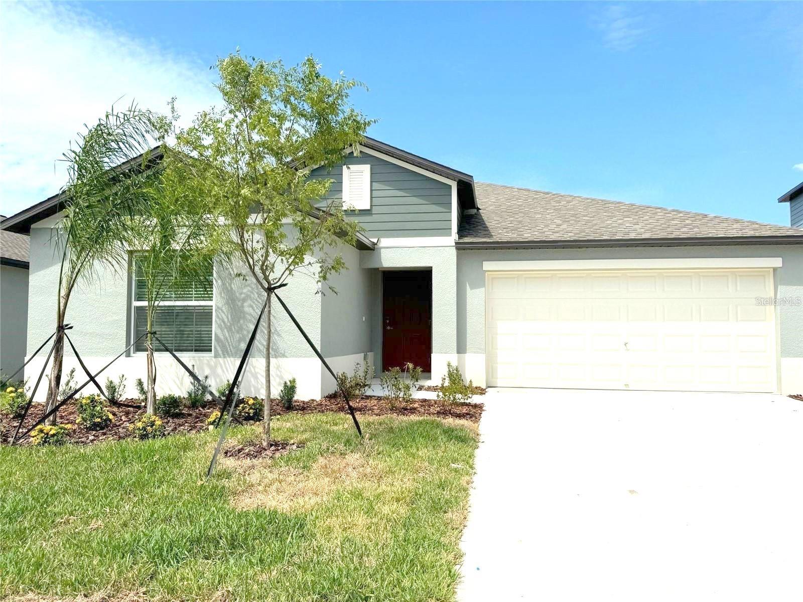 Beautiful 4 Bed, 2 Bath Home with 2-Car Garage Hartford style house in Mirada Lagoon Resort-Style Community - For Rent! Be the first to experience the luxury of this pristine one-story home in the Mirada Lagoon Resort-Style Community. This home offers modern comfort and style. Features: New Construction: This home is brand new, ensuring a fresh and modern living experience for its first residents. Spacious Layout: Enjoy the convenience of a one-story layout with 4 bedrooms, providing ample space for comfortable living. Garage: Benefit from a 2-car garage, offering both parking convenience and additional storage space. Mirada Lagoon Community: Immerse yourself in the resort-style living offered by the Mirada Lagoon community, providing a picturesque and serene environment. Amenities: Lagoon Access: Take advantage of direct access to the lagoon, enhancing your leisure and relaxation opportunities. Utilities Included: Cable, high-speed fiber WiFi, cable and Lagoon are included, adding convenience to your daily life. This home not only offers a stylish and modern living space but also provides access to the exceptional amenities offered by the Mirada Lagoon Resort-Style Community. Don't miss the chance to be the first to call this brand new, luxury one-story home your own. Contact us now to schedule a viewing!