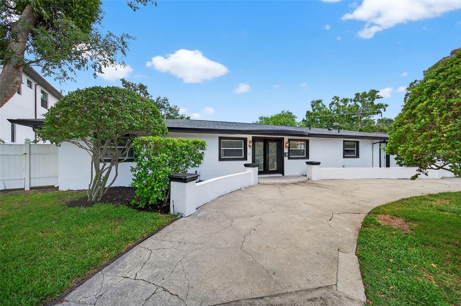 Available for lease 9.1.2025! MOVE-IN READY: completely remodeled beautiful luxury home with pool & spa in the exclusive neighborhood of Davis Islands in Tampa, minutes from downtown, Harbor Island, Riverwalk, South Tampa, Water Street Tampa, and so much more! This solid block one-story home features 4 bedrooms/4.5 bathrooms/in-law/guest house/rear two-car garage, circular driveway in front for all your vehicles. The home sits well-appointed on a massive 14,000 sqft lot with pool in the center courtyard, plenty of windows and sliders from all rooms to allow natural light to flow, with newer backyard turf in the rear for easy upkeep/pets to enjoy. Home is just under 4,000 sqft. Recent improvements include beautiful white solid wood kitchen cabinets, Calcutta Quartz countertops, backsplash, with brand new stainless steel appliances, fresh interior and exterior paint, landscaping, lighting, pest control, professionally cleaned—ready for its next family. The home features a generous master suite with ample closet space, large walk-in shower, and sliders that open to a spectacular courtyard pool. There is a Jack and Jill bedroom/bathroom combo and a small bedroom off of the entrance that doubles as a home office. A generous grand living area with a fireplace, dining room, breakfast nook, and office. There are 5 bedrooms including the mother-in-law suite, 4 bathrooms, 2-car garage, laundry room, pool bath, and a huge backyard. The home is truly turnkey and move-in ready. It is offered unfurnished. Landlord prefers a 12-month lease, but will consider midterm to short-term rentals for higher price. First month, last month, and security deposit due at signing. Credit and background screening paid by applicants. Please use the 3-D tour to virtually walk the home along with floor plans before scheduling an in-person tour. Shown by appointment only. Active security cameras and ADT system in place can transfer to new tenants. Schedule a tour today as this is a rare opportunity not often seen in Davis Island.