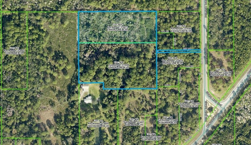 This 9.80-acre parcel offers a rare combination of flexibility and development potential. Zoned R-1A Residential, the property allows both conventional single-family homes and manufactured housing, giving buyers and developers a wide range of options. With a minimum lot size of just 6,000 sq. ft., this land can easily be subdivided into multiple homesites, making it highly appealing for residential development.
The property is accessed via a 20-foot easement from Shoal Line Boulevard, providing a comfortable setback from the roadway while maintaining convenient accessibility. This offering encompasses two parcels—Key Number 374473 (4.00 acres) and Key Number 374428 (5.80 acres)—sold together for a total of 9.80 acres.
R-1A zoning permits accessory uses such as garages, carports, and outbuildings, with special exceptions available for home occupations and bed-and-breakfast establishments. Favorable dimensional standards, including modest setbacks and a minimum dwelling size of only 600 sq. ft., further enhance design flexibility.
Adding to the appeal, the property is situated in the Weeki Wachee area, home to some of Hernando County’s most treasured parks. Just minutes away are Alfred McKethan/Pine Island Park, Bayport Park, Jenkins Creek Park, and Linda Pedersen Park, where residents can enjoy beaches, boating, fishing, boardwalks, and even manatee viewing.
Whether you are a developer looking to maximize the land’s potential or a buyer seeking acreage with future flexibility, this property is a rare find.