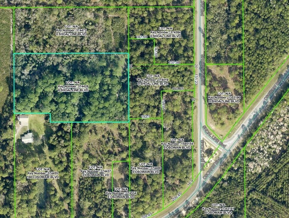 This 9.80-acre parcel offers a rare combination of flexibility and development potential. Zoned R-1A Residential, the property allows both conventional single-family homes and manufactured housing, giving buyers and developers a wide range of options. With a minimum lot size of just 6,000 sq. ft., this land can easily be subdivided into multiple homesites, making it highly appealing for residential development.
The property is accessed via a 20-foot easement from Shoal Line Boulevard, providing a comfortable setback from the roadway while maintaining convenient accessibility. This offering encompasses two parcels—Key Number 374473 (4.00 acres) and Key Number 374428 (5.80 acres)—sold together for a total of 9.80 acres.
R-1A zoning permits accessory uses such as garages, carports, and outbuildings, with special exceptions available for home occupations and bed-and-breakfast establishments. Favorable dimensional standards, including modest setbacks and a minimum dwelling size of only 600 sq. ft., further enhance design flexibility.
Adding to the appeal, the property is situated in the Weeki Wachee area, home to some of Hernando County’s most treasured parks. Just minutes away are Alfred McKethan/Pine Island Park, Bayport Park, Jenkins Creek Park, and Linda Pedersen Park, where residents can enjoy beaches, boating, fishing, boardwalks, and even manatee viewing.
Whether you are a developer looking to maximize the land’s potential or a buyer seeking acreage with future flexibility, this property is a rare find.