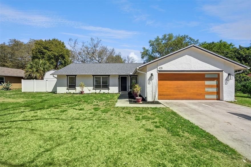 Charming 3-bedroom, 2-bath pool home in the heart of Altamonte Springs! This move-in-ready residence features a comfortable split floor plan, a spacious great room with vaulted ceilings, abundant natural light, wood-look laminate flooring, and newer stainless steel appliances. The true highlight is the inviting outdoor living space, where sliding doors open to a brand new lanai/pool enclosure overlooking an oversized fenced backyard with lush landscaping and a private in-ground pool—perfect for relaxing, entertaining, and enjoying Florida living year-round. No HOA and a 2-car garage complete the package. Ideally located with easy access to the  Altamonte Mall, Cranes Roost Park, Advent Health Hospital, a plethora of dining options, and major highways.