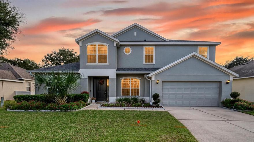 Welcome home to this beautifully updated 4-bedroom, 3.5-bath home with an office that includes a closet, allowing it to be easily used as a 5th bedroom, located in the gated community of Forestbrooke. The first floor features brand-new luxury vinyl flooring, volume ceilings, and crown molding.
The spacious kitchen offers an oversized island, 42" solid wood cabinets with dovetail drawers, solid surface countertops, breakfast bar, and stainless steel appliances, opening to the family room—perfect for entertaining. The first-floor primary suite includes dual walk-in closets, patio access, and a spa-like bath with dual vanities, jetted tub, and separate shower.
Upstairs features new carpet throughout, three additional bedrooms, two full baths, and a massive loft ideal for a game room, movie room, or secondary entertaining space—perfect for indoor gatherings regardless of weather. The backyard offers no rear neighbors, providing added privacy, and is pool-ready with partial vinyl fencing. NEW ROOF (2025) & NEW AC (2025). . Move-in ready!