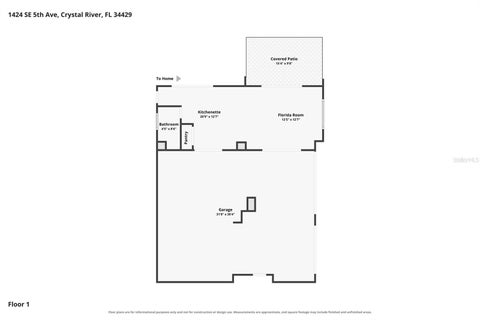 Tiny photo for 1424 SE 5th Avenue, Crystal River, FL 34429 (MLS # OM730722)