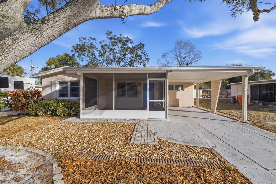 One or more photo(s) has been virtually staged. Gorgeous 3 bedroom, 2 bathroom block home in a quiet neighborhood near shopping, restaurants, the beach and downtown! A huge yard, new rood and new AC, water softening system, sprinkler system on a well and more upgrades make this well loved home the perfect starter home or a snowbird's dream! No flood insurance required! Make an offer on this gem before it sells!