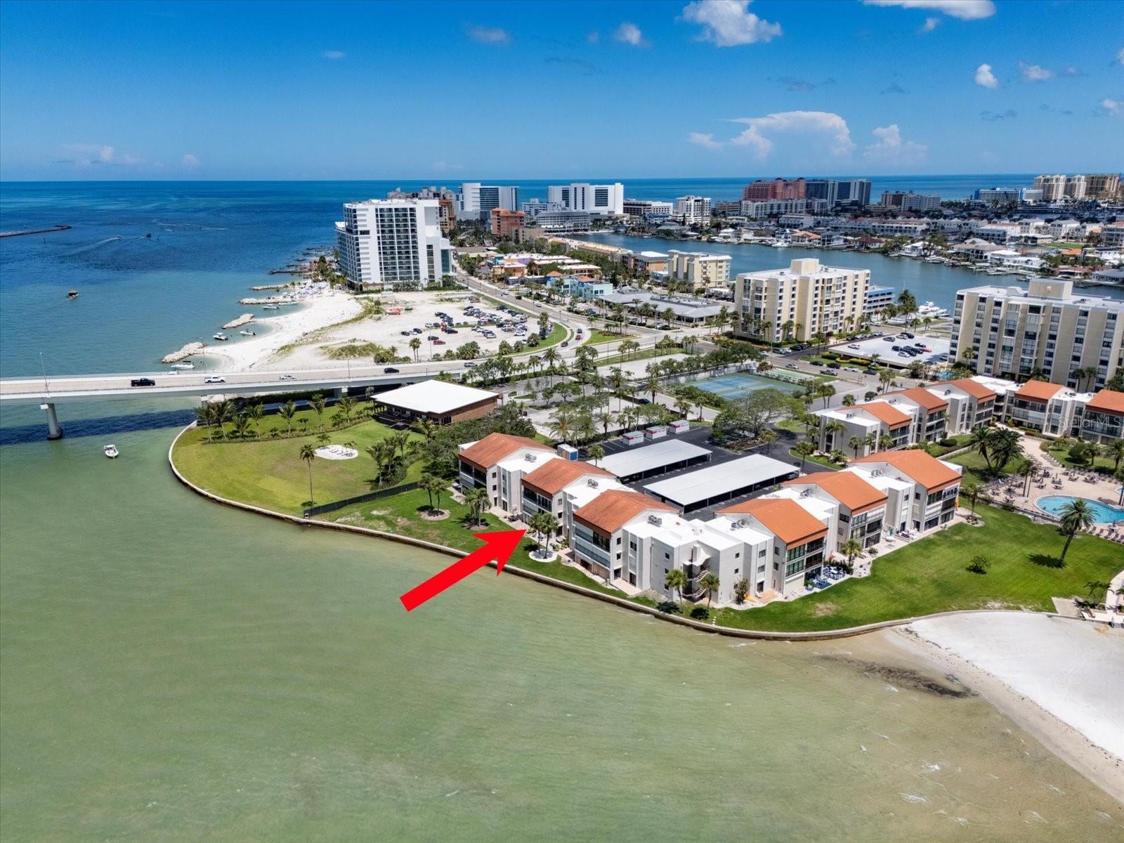 One or more photo(s) has been virtually staged. Breathtaking Waterfront Condo with Direct Beach Access – Fully Remodeled 2BR/2BA in Clearwater Point’s Admiral House (55+ Community)
Welcome to your slice of paradise in the highly sought-after Admiral House at Clearwater Point! This rarely available, ground-floor condo has been completely remodeled from top to bottom, offering luxurious coastal living with spectacular views of the Intracoastal Waterway, Sand Key Bridge, and the Gulf of Mexico.
Step out your door to a private white-sand beach—exclusive to Clearwater Point residents. Enjoy 2 spacious bedrooms and 2 elegant bathrooms, an oversized beachfront patio, and floor-to-ceiling views that let you watch dolphins and yachts glide by right from your home.
Interior Features:
Brand-New Kitchen: Modern cabinetry, waterfall-edge quartz countertops & backsplash, stainless-steel appliances, including wine fridge.
Luxury Bathrooms: Completely redesigned with upscale finishes and no expense spared.
Open Concept Living: Kitchen opens to dining and great room, all with water views.
High-Impact Hurricane Windows & Sliders: Peace of mind and energy efficiency.
New Flooring, Doors, Fixtures & More – Every inch has been refreshed.
In-Unit Laundry: Convenient laundry room with new washer & dryer.
Primary Suite: Stunning open water views, direct patio/beach access.
Outdoor Living:
Massive Patio: Ground-floor access for beachside living and entertaining.
Mesmerizing Views: Visible from kitchen, great room, primary bedroom, and Florida room.
External Storage Closet: Ideal for beach gear and outdoor essentials.
Assigned Parking Spot (#28).
Community Amenities:
Private Clearwater Point Beach: Pristine, powder-soft sand.
Multiple Heated Pools & Spa: Including grill areas with waterfront dining tables.
Tennis Courts, Pickleball & Shuffleboard.
Security protected community.
Active 55+ Lifestyle.
Perfectly positioned in South Clearwater Beach, you’re walking distance from top-rated restaurants, shops, and entertainment, and just steps from the Clearwater Yacht Club and Sand Key Bridge for easy access in and out of the beach.
Whether you're seeking a winter escape or a full-time waterfront retreat, this condo delivers the best of Florida living — luxury, convenience, and unbeatable Gulf sunsets.
Admiral House has successfully completed both the Milestone Inspection and the Reserve Study. The association is fully funded with no special assessments currently planned, offering peace of mind and financial stability to residents and prospective buyers.
Don't miss out on this fully remodeled waterfront gem. Schedule your private showing today!