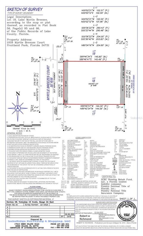 1009 MYRTLE BREEZES COURT FRUITLAND PARK FL 34731