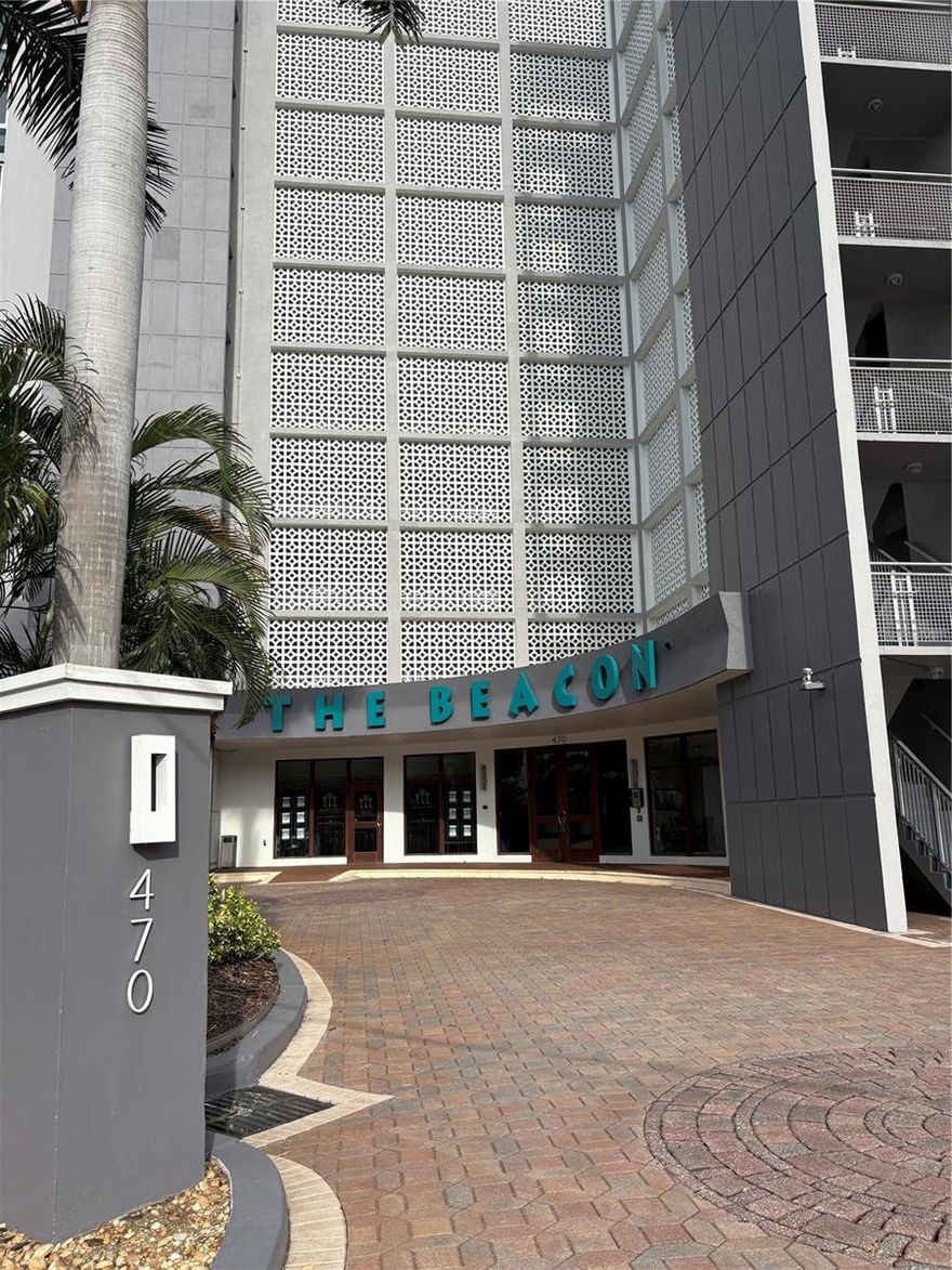 Welcome to this beautiful corner unit at the Beacon in the heart of Downtown St. Pete. This one bedroom, one bath unit has a wraparound porch, pool views, floor to ceiling windows and so much more. The unit does offer one assigned and covered parking space. You will not be disappointed with the natural lighting and so much more.