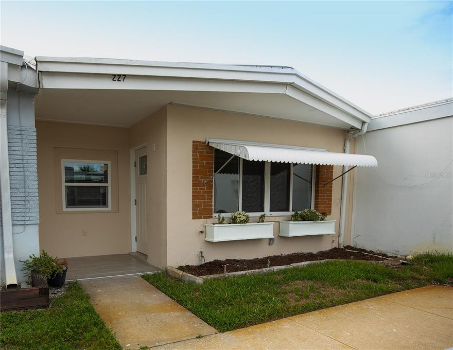 Experience elevated 55-plus living in this thoughtfully updated one-bedroom, one-bath residence located in a vibrant 55+ community. Stylish new tile flooring leads to a reimagined kitchen showcasing brand-new cabinetry, butcher block countertops, a functional lazy Susan, and a charming eat-in nook ideal for casual dining. A new refrigerator complements the modern upgrades throughout.
Enjoy a curated lifestyle with access to well-maintained amenities, including a fitness center, shuffleboard courts, barbecue pavilions, a sparkling community pool, and convenient on-site laundry facilities. Perfectly positioned near shopping, dining, and everyday conveniences, this peaceful retreat offers the ideal blend of comfort and connection.