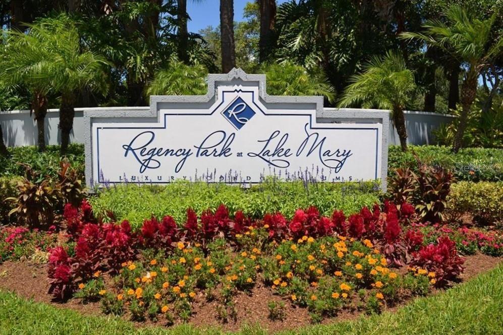 REGENCY PARK AT LAKE MARY A CONDO - Residential