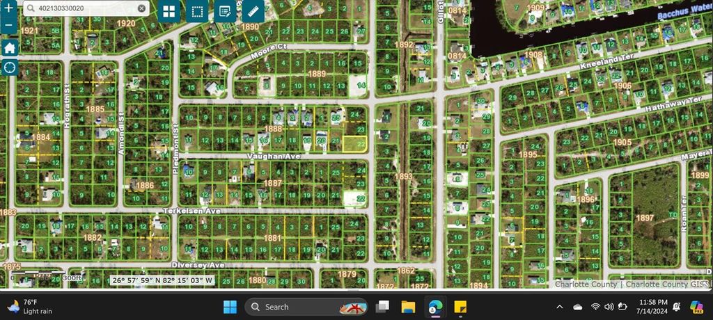 Photo of 12224 Vaughan Avenue, Port Charlotte, FL 33981 (MLS # C7495285)