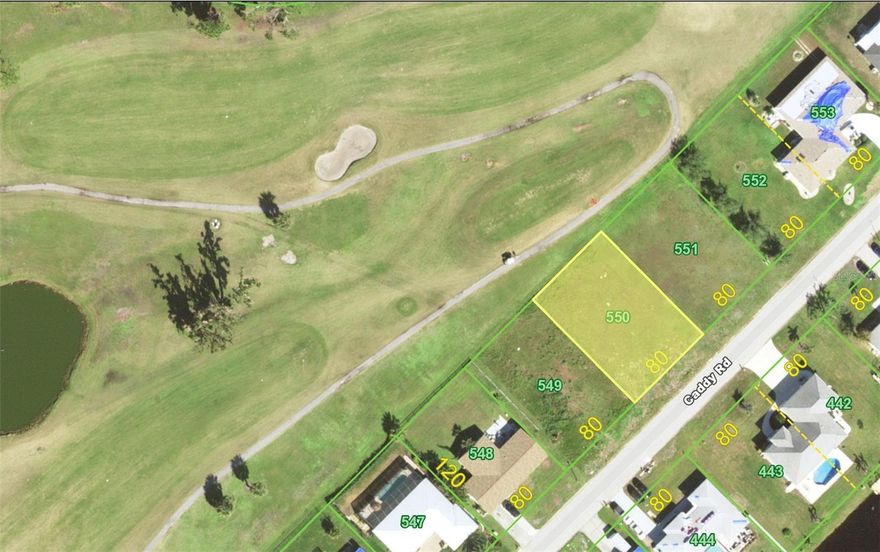 Golf Course Lot in Rotonda West – Oakland Hills at 108 Caddy Road, Rotonda West.

Build your Florida dream home on this beautiful 80 × 120 cleared lot located in the desirable Oakland Hills section of Rotonda West. This property sits directly on the golf course, offering peaceful fairway views and a scenic backdrop for your future home.

The lot is cleared and ready for construction, saving time and site preparation costs. Public water and sewer utilities are available, making it easy to start building your custom single-family residence.

This property is located within the Rotonda West Association, a well-maintained community with low HOA fees and reasonable deed restrictions designed to help maintain neighborhood standards and protect property values.

Residents enjoy a relaxed Southwest Florida lifestyle with multiple golf courses, parks, walking and biking paths, and nearby boating and fishing opportunities. Beautiful Gulf Coast beaches, shopping, dining, and everyday conveniences are just a short drive away.

Whether you're planning to build now or hold as an investment, this is a great opportunity to own a golf course homesite in one of Southwest Florida’s most popular deed-restricted communities.
