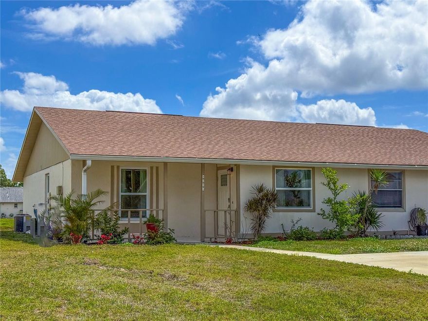 Rare 3BR/2BA duplex with 1,032 sq ft — fully remodeled and move-in ready. Located just 10 minutes from Anna Maria Island in flood zone X (no flood insurance required). Completely renovated in 2023-2026 with major system upgrades including a new roof with wind mitigation, impact glass windows and doors, new hot water heater, updated plumbing, electrical, and lighting throughout, plus fresh interior and exterior finishes. The redesigned kitchen features hickory cabinetry, Corian countertops, garbage disposal, stainless steel appliances, filtered drinking water, and generous storage. Both bathrooms have been fully updated with tiled showers, modern vanities, built-in storage niches, and accessibility-friendly features. Interior improvements include new flooring throughout, recessed lighting, ceiling fans, updated drywall, fresh paint, and custom closet systems in all bedrooms. Additional upgrades include new Electrolux washer and dryer, gutters and downspouts, hose bib and water shutoff replacement, and a recently serviced HVAC system with added UV light and Remie-Halo device installed to clean and protect air quality. Enjoy indoor-outdoor living with a private patio overlooking a peaceful pond that attracts local wildlife, along with fresh landscaping including drip irrigation, a butterfly garden and a blooming lemon tree. Low-maintenance living with HOA covering lawn care, exterior maintenance, insurance, roof, and driveway. Conveniently located short distance to Palma Sola Park, shopping, dining, and just minutes to the beaches, SRQ airport, IMG Academy, and easy access to Sarasota, St. Pete, and Tampa. Well-maintained, light-filled, and move-in ready.