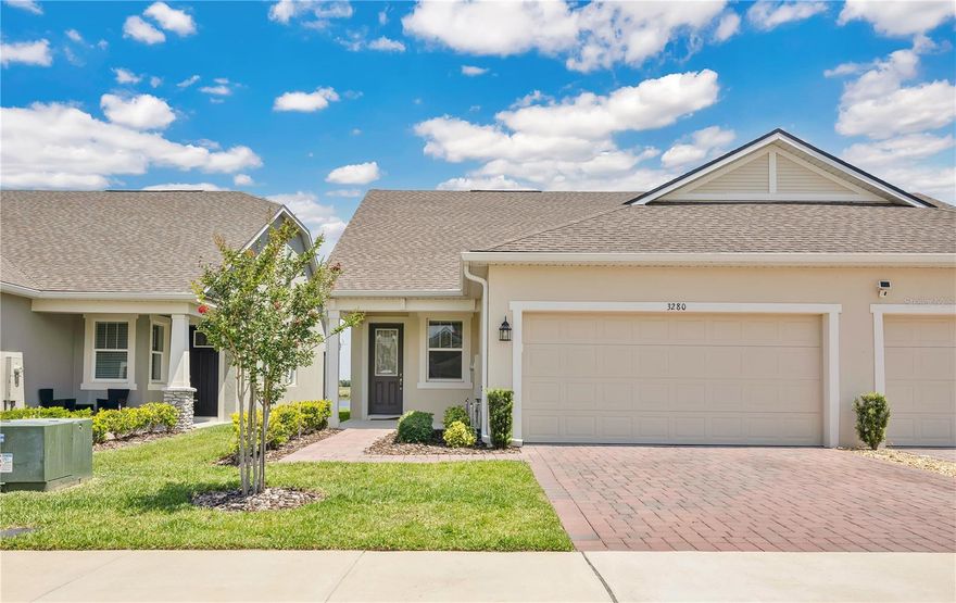 Great location, near the Turnpike, this 1,850-square-foot Tuscany floorplan brings modern functionality and expansive, thoughtfully designed space to villa-style living. 3 bedrooms and 3 bathrooms, plus a loft that can be used as a 4th bedroom, and ample living space. The luxurious owner’s suite has a walk-in closet and a private bath. Enjoy gatherings in the large, open-concept kitchen, dining area, and Great Room. With a breakfast bar and covered back patio offering even more flexible seating with water views. An upstairs loft gives you additional living space — perfect for movie nights and games, or an office space. The 2-car tandem garage has insulated doors. Waterbrooke is quietly tucked away in the lakefront city of Clermont. Here you can enjoy the best of both worlds — peaceful and laid-back surroundings with accessibility to all major roads like the Florida Turnpike and Highways 27, 50, and 429.