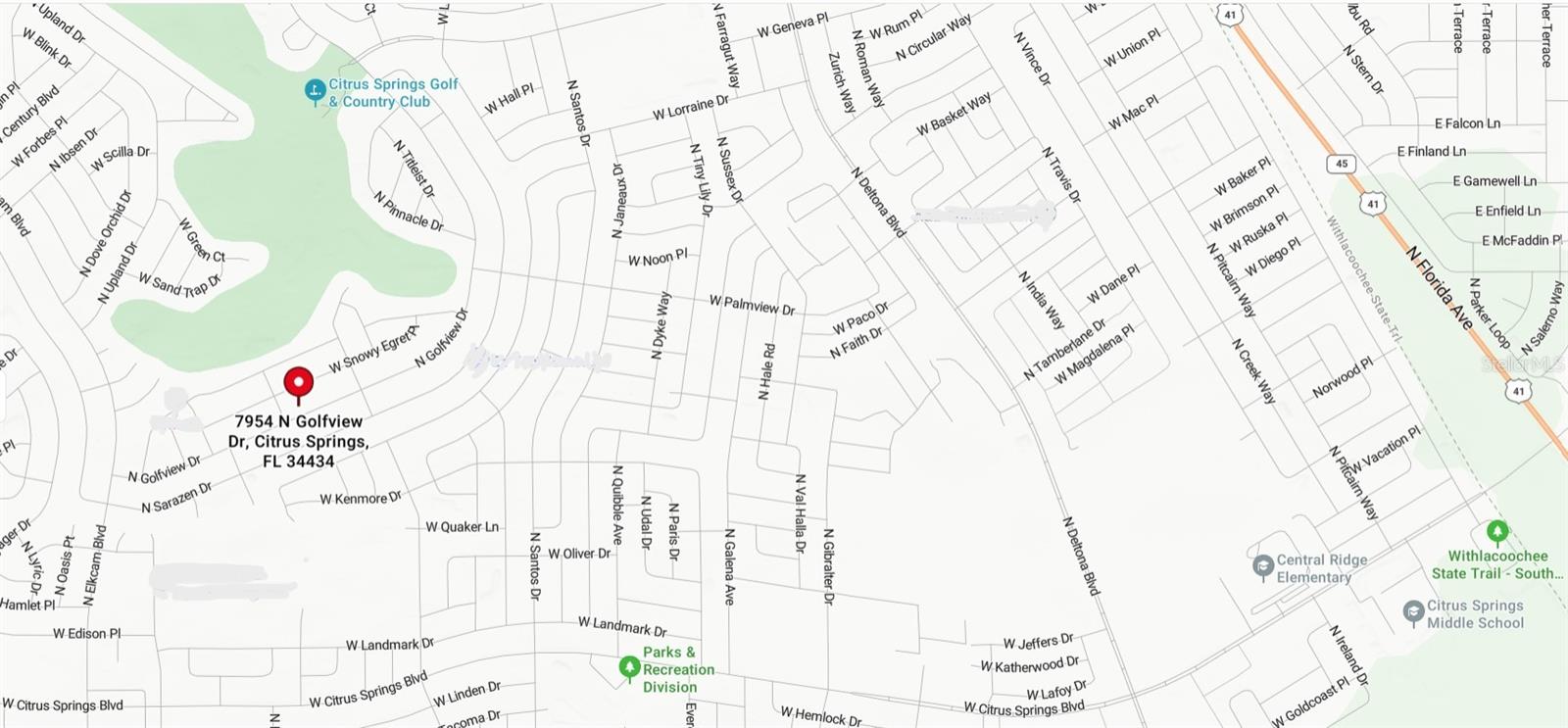 CITRUS SPGS UNIT 14 - Land