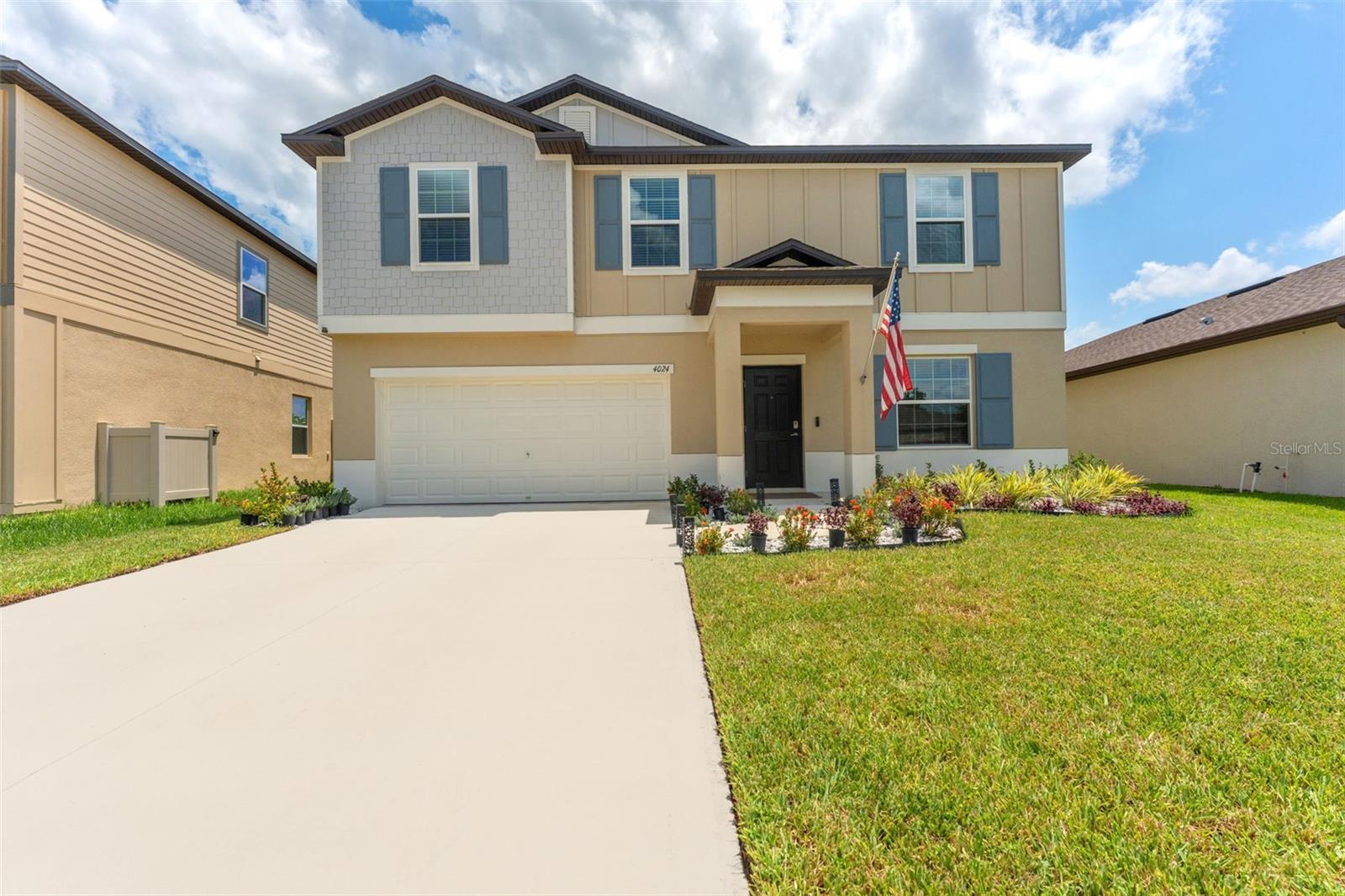 This spacious two-story home in the desirable North Park Isle community offers 4 bedrooms, 2.5 baths, and 2,584 sq. ft. of thoughtfully designed living space. The open-concept main floor features a bright family room, a dining area, and a well-appointed kitchen—perfect for entertaining or everyday living. A versatile den on the first floor can be used as a home office, playroom, or hobby space, while large windows fill the home with natural light.
Upstairs, the primary suite serves as a private retreat with its own bath and generous closet space. Three additional bedrooms and a spacious loft provide flexibility for guests, a media room, or additional living space. A two-car garage, dedicated laundry room, and neutral finishes throughout make this home move-in ready.
Out back, enjoy a peaceful pond view that provides a scenic backdrop to your daily life. The owner often spots ducks, eagles, and other beautiful Florida wildlife from the yard, making this property a rare blend of modern comfort and natural beauty.
Conveniently located just minutes from local shopping and dining, and with easy access to major highways, you can be in Tampa, Lakeland, or the Gulf Coast beaches in under an hour.