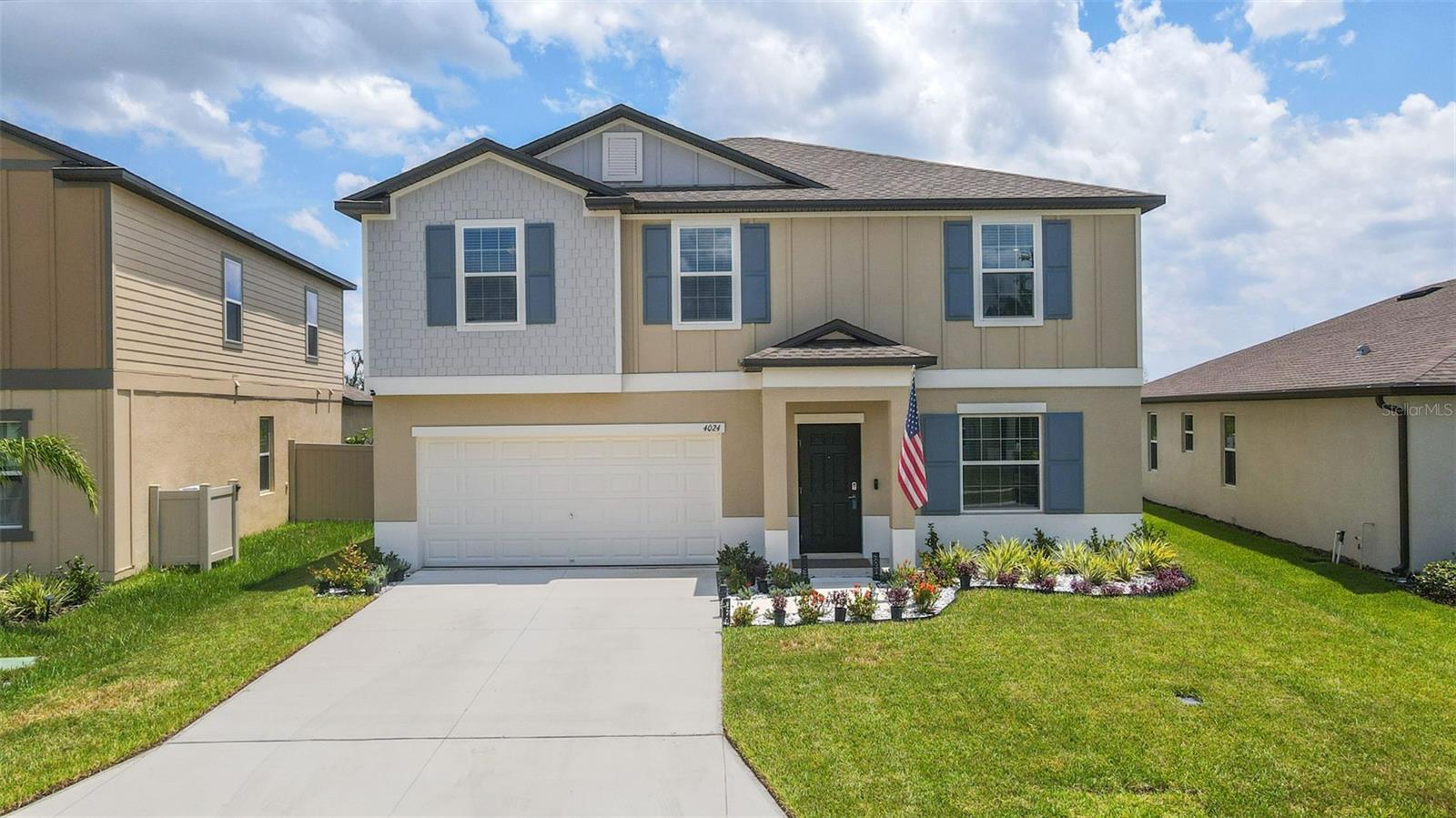 This spacious two-story home in the desirable North Park Isle community offers 4 bedrooms, 2.5 baths, and 2,584 sq. ft. of thoughtfully designed living space. The open-concept main floor features a bright family room, a dining area, and a well-appointed kitchen—perfect for entertaining or everyday living. A versatile den on the first floor can be used as a home office, playroom, or hobby space, while large windows fill the home with natural light.
Upstairs, the primary suite serves as a private retreat with its own bath and generous closet space. Three additional bedrooms and a spacious loft provide flexibility for guests, a media room, or additional living space. A two-car garage, dedicated laundry room, and neutral finishes throughout make this home move-in ready.
Out back, enjoy a peaceful pond view that provides a scenic backdrop to your daily life. The owner often spots ducks, eagles, and other beautiful Florida wildlife from the yard, making this property a rare blend of modern comfort and natural beauty.
Conveniently located just minutes from local shopping and dining, and with easy access to major highways, you can be in Tampa, Lakeland, or the Gulf Coast beaches in under an hour.