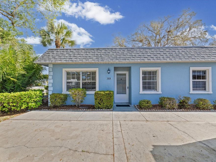 Cute as a button and fully furnished! Come see this adorable villa-style condo in the lovely Seven Springs Golf & Country Club and start enjoying the Florida lifestyle right away. GATED COMMUNITY? Check!  END UNIT? Check!  WASHER/DRYER? Check! COVERED PARKING SPOT? Check!  Along with an additional spot right in front of your unit. The charming interior has been nicely updated with quartz countertops, newer kitchen appliances, updated bathroom vanities, and recessed lighting. Big-ticket items have already been taken care of for you, including the HVAC, and patio.

The monthly maintenance fee covers the exterior of the building, including the roof, along with water, trash, cable, internet, pool, and clubhouse. The community offers so much! A full-service restaurant, two 18-hole golf courses, two swimming pools, Fitness Rooms, Tennis Courts, PickleBall, and Bocce Ball. AND a full calendar of activities such as - Aquacise, Art Club, Book Club, Garden Club, Stitch & Chat, Canasta, CyclePaths, Euchre, Ladies Golf Association, Men’s Golf Association, Mah-jongg, Mexican Train Dominoes, Pinochle, Tennis, Yoga & Chair Yoga, and Zumba Toning!

Great location right in Trinity with loads of shopping and restaurants, and Trinity Medical Center across the street. There's also a brand new VA Clinic right in New Port Richey. Enjoy the charm of downtown New Port Richey and Tarpon Springs Sponge Docks! Beaches and airports are all so accessible. It's a great location close to the Suncoast Pkwy!

Leasing is permitted after one year of ownership with a 30-day minimum. All ages community, and up to 2 pets are allowed.