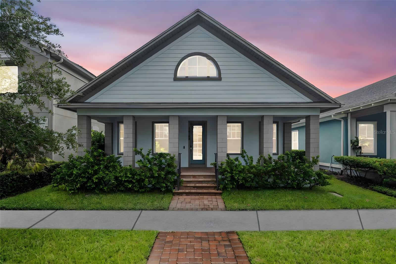 Beautiful Laureate Park Home in Lake Nona! Gourmet Kitchen, Huge Shower in Primary, New carpet in Bedrooms! Home comes with Tv mounts in every room. Huge Garage with Garage racks for storage and Driveway Pavers with parking for up to 10 cars! Lawncare included, Internet included! 2 big porches! Lake Nona Schools! This home has it all!