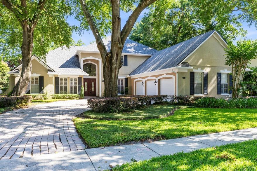 Beautifully Maintained Original-Owner Pool Home in Gated Lake Sybelia Cove.

Pride of ownership shines throughout this beautifully maintained original-owner home tucked away on a quiet cul-de-sac in the gated community of Sybelia Cove. Offering 4 bedrooms, 4 bathrooms, a side-entry 3-car garage, and 3,902 square feet, this spacious residence blends timeless design with thoughtful updates in one of Maitland’s most desirable locations.

Inside, soaring ceilings and expansive windows fill the home with natural light, while the family room fireplace and wood flooring throughout the main entertaining spaces adds warmth and character. The functional floor plan features a private downstairs primary suite along with a dedicated office, creating flexibility for both everyday living and working from home. Upstairs, a spacious loft is accompanied by three additional bedrooms and bathrooms. Fresh carpeting in select areas enhances comfort throughout the home.

The kitchen has been updated with refreshed cabinetry, countertops, and GE Café stainless steel appliances, flowing seamlessly into the main living spaces designed for entertaining and gathering.

Step outside to a screened-in pool and outdoor living area designed for year-round enjoyment while taking advantage of breezes from nearby Lake Sybelia located just behind the home. A brand-new roof (2024) provides additional peace of mind.

Located just moments from downtown Maitland’s shops, dining, and parks, this home offers the privacy of gated living with exceptional walkability and convenience. Call today for your private showing.