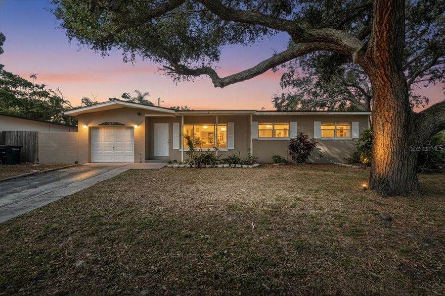 Completely remodeled from top to bottom, this move-in-ready home in Clearwater offers modern finishes and a screened pool for Florida living at its best. The interior has been fully updated with brand-new flooring throughout, a redesigned kitchen featuring granite countertops, updated cabinetry, and stainless steel appliances, along with beautifully renovated bathrooms finished with contemporary fixtures and materials. The open layout feels bright and cohesive, creating a comfortable flow for everyday living and entertaining. Outside, the backyard serves as a private retreat centered around the screened pool, ideal for relaxing, hosting guests, or enjoying the Florida lifestyle year-round. The property also features two driveways, providing ample off-street parking. Conveniently located near Clearwater beaches, shopping, dining, and major roadways, this home combines thoughtful upgrades, functional living space, and an excellent location in a highly desirable area. Some images have been virtually staged.