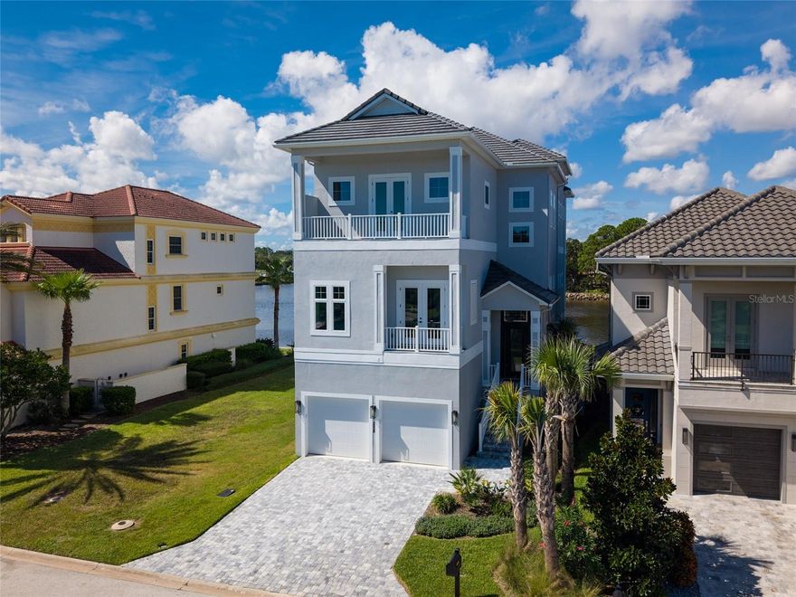 THIS 2024 CUSTOM BUILT INTRACOASTAL HOME IS SITUATED IN THE SOUGHT-AFTER MARINA COMMUNITY OF YACHT HARBOR.  228 Yacht Habor Drive is the Best in Waterfront Living. Designed for luxury living and entertaining, the home features 4 generously sized bedrooms, a bonus room and 4.5 beautifully appointed bathrooms. High-end finishes are seen throughout including exquisite tile work, quartz countertops, and tailor-made cabinetry that speak to the home's superior craftmanship. For culinary enthusiasts, there are two thoughtfully designed kitchens: a gourmet chef's kitchen with a 48" built-in refrigerator and 36" gas range and a separate party kitchen on the lower level perfect for entertaining guests while enjoying the outdoor pool area.  Seamless access between the 3 floors with the residential private elevator. Enjoy dolphin and manatee watching as well as spectacular sunsets all from this stunning location.  

To further elevate your Yacht Harbor lifestyle, an optional Hammock Beach Membership can be purchased so you can enjoy 5-star amenities and private beach access.  With two 18-hole Championship golf courses, nine pools including a lazy river, waterslides, eight Har-Tru tennis courts, pickleball courts, multiple dining venues, a world class spa, nine-hole mini golf course, volleyball court and a state-of-the-art exercise facility, you will always be enjoying Hammock Life!