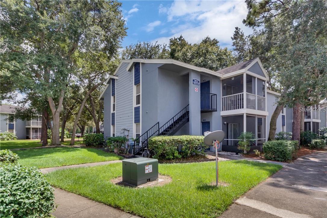 Welcome to Arbors of Sendera! This inviting 2 bedroom, 2 bathroom condo offers an open plan floor with bright living area and private balcony. The kitchen is functional and well equipped. Conveniently located near The Loop, dining, shopping and major highways. Community amenities include a pool, tennis court, playground, and landscaped common areas.