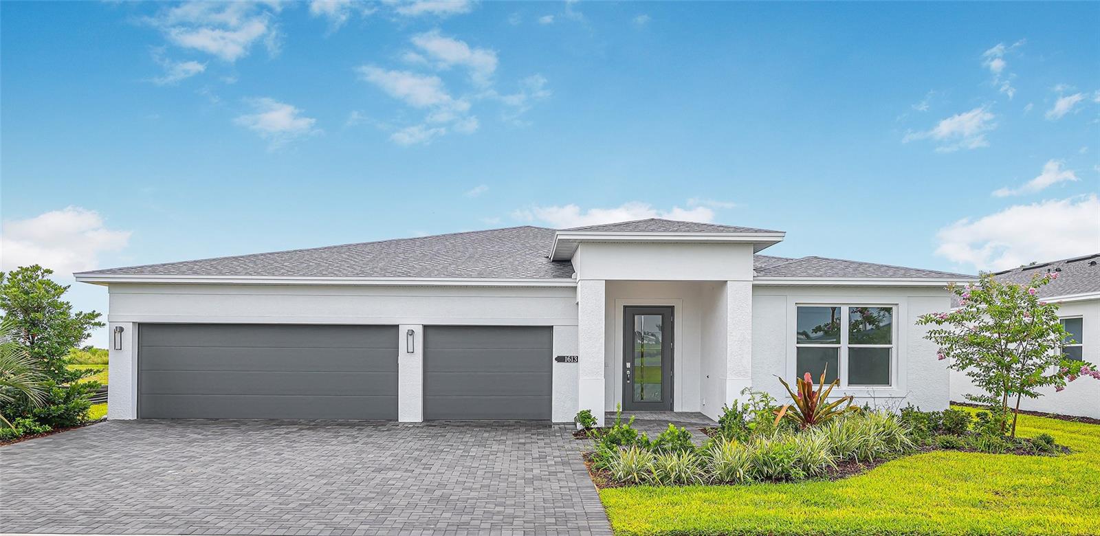 ***NEW CONSTRUCTION *** Discover the Pearl floorplan, the perfect blend of luxury and practicality in this stunning new home, featuring 3 bedrooms, 3 bathrooms, a versatile Flex room, and an oversized 3-Car Garage. At the heart of the home is a chef-inspired kitchen, equipped with quartz countertops, 42-inch cabinetry, and premium finishes, offering an ideal space for culinary creativity and entertaining guests. The open-concept design flows effortlessly, highlighted by tray ceilings that add architectural charm. The private owner's suite is a retreat of tranquility, complete with a spa-like shower extension, creating a serene and indulgent bathing experience. A laundry pass-through door connects directly to a well-equipped laundry room, featuring built-in cabinetry and a utility sink for ultimate convenience. The 16' x 8' sliding glass door brings the beauty of nature indoors while providing a seamless connection to outdoor living. Luxury vinyl plank flooring extends throughout the home, combining durability with refined aesthetics. Nestled in a gated community, Cresswind at Lake Harris enjoy amenities such as 8 championship pickleball courts, Grand clubhouse with state-of-the-art fitness center,
Resort-style swimming pool with lakefront views and Marina access on pristine Lake Harris.