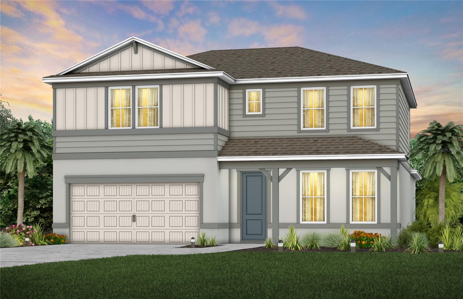 Amelia Groves is a new single-family home community by Pulte Homes that reflects the city, while carving out a unique space of its own, nestled between downtown St. Cloud and the vibrant Lake Nona area. Residents will enjoy private future amenities including a pool, cabana, playground, walking trails, 1G internet and streaming TV - all without a CDD. Amelia Groves is zoned for top-rated schools and enjoys proximity to most major roadways, and the new Lake Nona Town Center, filled with shopping, dining, and entertainment venues. Enjoy the outdoors at nearby Lakefront Park, The Harmony Golf Preserve and Lake Lizzie, which includes plenty of conservation overlook areas and a 1.7-mile hiking loop. Visit us to see why Amelia Groves is the best place to live!
At Pulte, we build our homes with you in mind. Every inch was thoughtfully designed to best meet your needs, making your life better, happier and easier. The new construction quick move-in two-story Winthrop home enjoys a homesite that features our Coastal exterior, 4 bedrooms, 3 full bathrooms, a powder room, an open-concept kitchen, café and gathering room, a flex room, a spacious loft, a covered lanai and a 2-car garage. Upon entry, you are greeted by the flex room and powder room. The stunning foyer continues past the laundry room towards the kitchen, gathering room and café - which overlook the covered lanai thanks to sliding glass doors. Winthrop’s kitchen features a corner walk-in pantry, a large center island, stainless-steel appliances, elegant Elkins White cabinets, a tile backsplash and Lagoon quartz countertops. The owner’s suite is located on the main level of your home and features an en suite bathroom with a walk-in closet, dual sinks, a double quartz-topped vanity, a private water closet and a walk-in shower with rain shower head. Upstairs you'll find your spacious loft, three bedrooms - one with an en suite bathroom and walk-in closet, and the third full bathroom. Professionally curated design selections include tile flooring in the main living areas, bathrooms, and laundry room and Shaw brand stain-resistant carpet in the bedrooms. Enjoy the convenience of modern living with a smart thermostat, video doorbell, and LED downlighting. This home includes everything you need to get started—refrigerator, washer, dryer, and blinds—so you can relax and enjoy the luxury of your new home from day one. With its stunning design and thoughtful touches, the Winthrop home provides the perfect blend of luxury and functionality for today’s lifestyle.