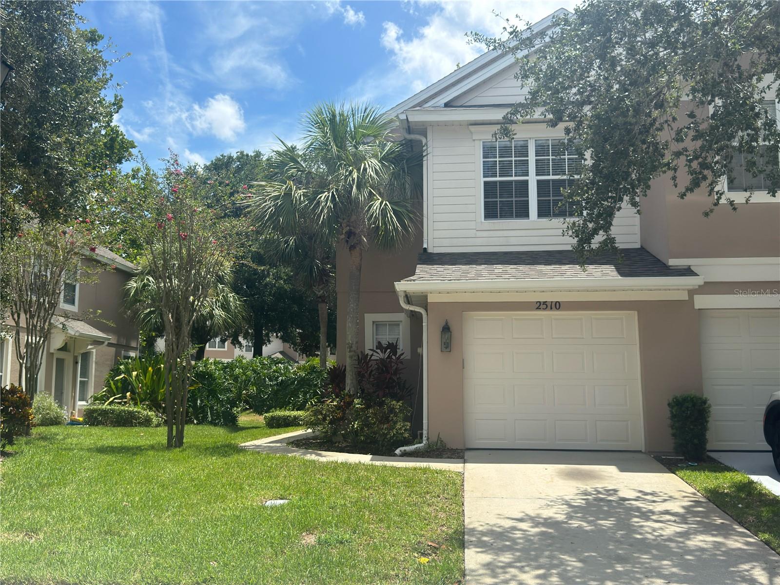 Spacious end unit, with additional windows in the kitchen/living area, a 3 bedroom and 2.5 bath with 1 car garage (1647 sf) two story townhome, with a spacious screen patio. The first level open floor plan with all tile flooring, features living & dining room combo, kitchen with closet pantry with stainless steel appliances, and a half bath. Master with a spacious walk-in closet and all 3 bedrooms and two full baths upstairs, an additional linen closet in the hallway. Upstairs inside utility laundry closet with washer & dryer included. The unit has light and neutral colors! Pets are not permitted. **Water & Sewer is included. ** Gated Community with community pool. Located off of Upsala Rd., very close to Seminole Town Center mall area, shops, restaurants and very close to I4, SR 417 for very easy commuting!