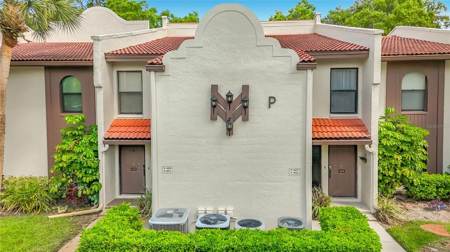 Welcome Home to Tarpon Woods a Quiet and Safe place to be. 
Very Clean Two Bedroom Ground Floor Unit with Beautiful Pond Views. This unit is located right next to the Heated Pool. 
Oversized Patio to enjoy Tranquil Water Views and Florida Wildlife The A/C and Water Heater were replaced in 2023
Monthly Fees include Cable, Internet, Water/Sewer, Trash, Pest Control, Exterior and Grounds Maintenance Building Insurance, Reserve Funds 
Roofs were recently replaced along with exterior painting