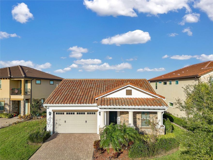 Imagine coming home each day to this luxurious 4-bedroom, 3-bathroom residence boasting serene pond views with glimpses of the golf course's lush fairways. Embrace the perfect blend of elegance and relaxation in this rental situated in the Eagle Creek Golf Course community of Lake Nona.
Step through the front doors and be greeted by a spacious, open floor plan where tile flooring leads you through the main living areas, reflecting both light and luxury. The heart of the home is the expansive kitchen, featuring a generous quartz-topped island—ideal for casual meals or for mingling with guests. Premium stainless steel appliances and ample storage make cooking and entertaining as effortless as they are enjoyable.
Retreat to the bedrooms where warm wood flooring and soft crown molding create an atmosphere of understated sophistication. Your master suite is a sanctuary overlooking the serene pond, promising restful nights and peaceful mornings.
Step outside to the motorized screen-enclosed patio, a perfect backdrop for unwinding or hosting, blending indoor comfort with the beauty of the outdoors. The two-car garage offers convenience and security for your vehicles and hobbies.
As a resident of Eagle Creek, you will relish the golf course lifestyle, complete with community amenities that cater to leisure and activity. Additionally, proximity to Orlando International Airport means travel will be a breeze, allowing you more time to enjoy the tranquility of your new home.
This is more than a rental; it's a retreat for those who appreciate beauty, accessibility, and top-tier community amenities.